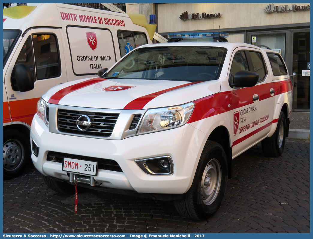 SMOM 251
Sovrano Militare Ordine di Malta
Nissan Navara III serie
Parole chiave: Sovrano;Militare;Ordine;di;Malta;SMOM;S.M.O.M.;Nissan;Navara