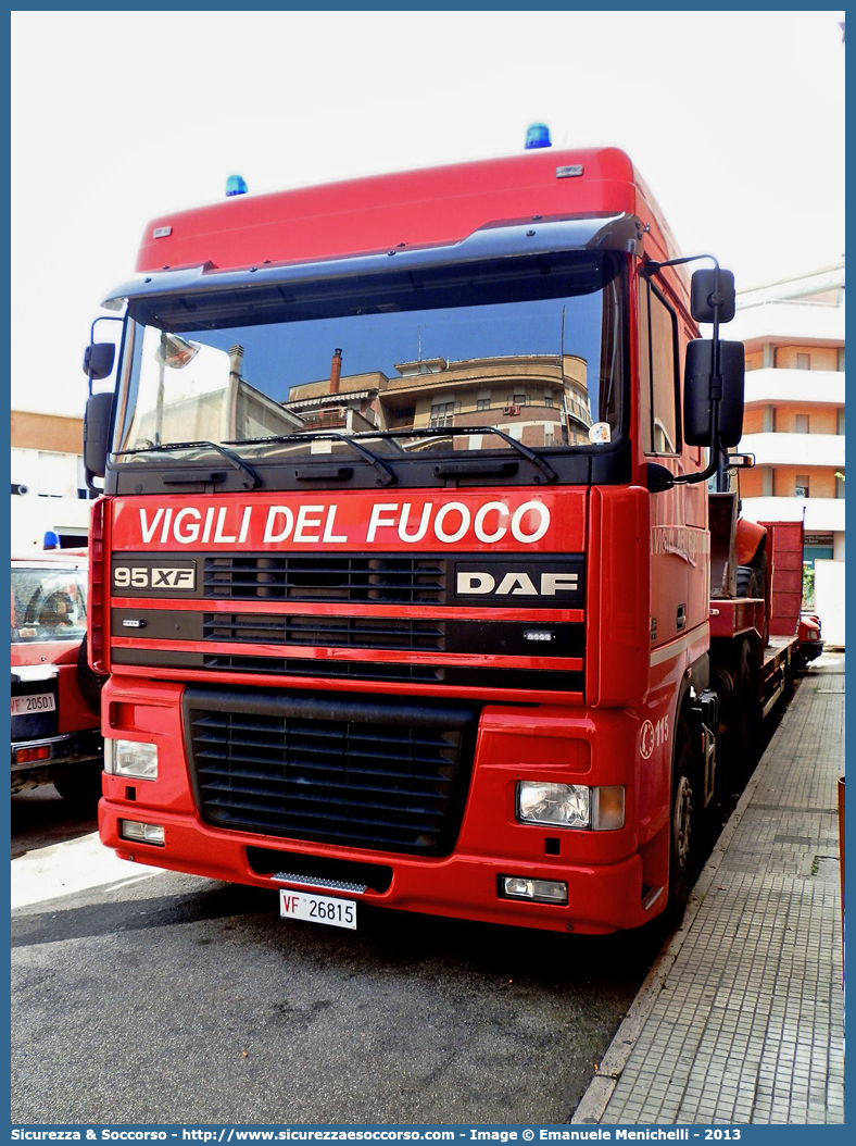 VF 26815
Corpo Nazionale Vigili del Fuoco
DAF XF95
Parole chiave: VVF;V.V.F.;Corpo;Nazionale;Vigili;del;Fuoco;DAF;95;XF