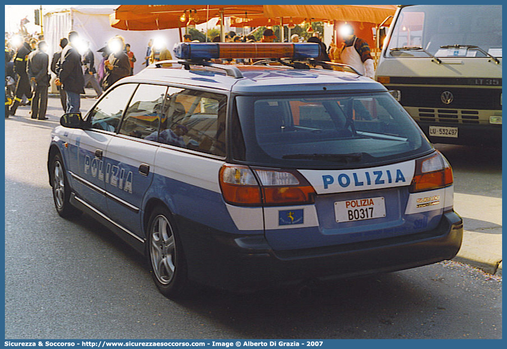 Polizia B0317
Polizia di Stato
Polizia Stradale
Società Autostrada Ligure Toscana
Subaru Legacy Station Wagon
III serie
Parole chiave: Polizia di Stato;Polizia Stradale;S.A.L.T.;SALT;Società Autostrada Ligure Toscana;Subaru;Legacy;Legacy III serie