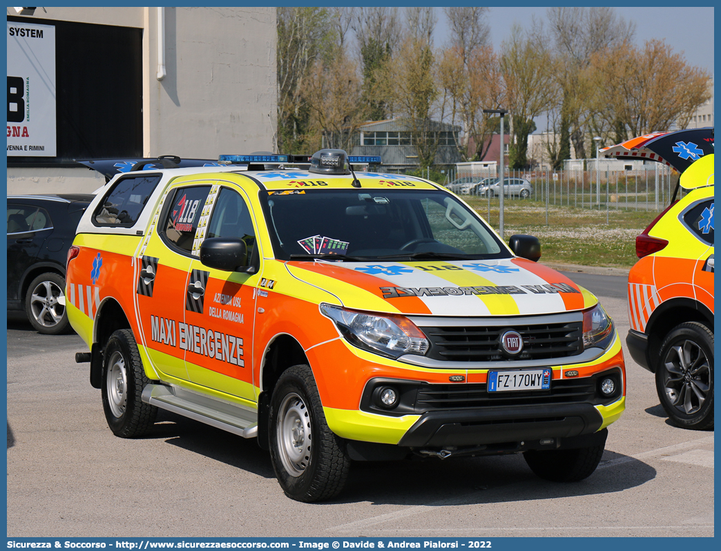 RA 04
118 Romagna Soccorso
Ambito Territoriale di Ravenna
Fiat Fullback
Allestitore Safety Car S.r.l.
Parole chiave: 118;Romagna;Ravenna;Soccorso;Fiat;Fullback;Safety Car