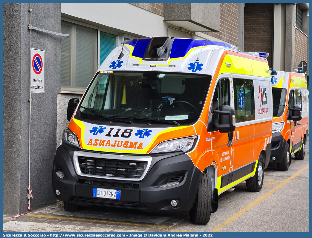 RMG 09
118 Romagna Soccorso
Peugeot Boxer III serie restyling
Allestitore Safety Car S.r.l.
Parole chiave: 118;Romagna;Soccorso;Ambulanza;Autoambulanza;Peugeot;Boxer;Safety Car;Orion