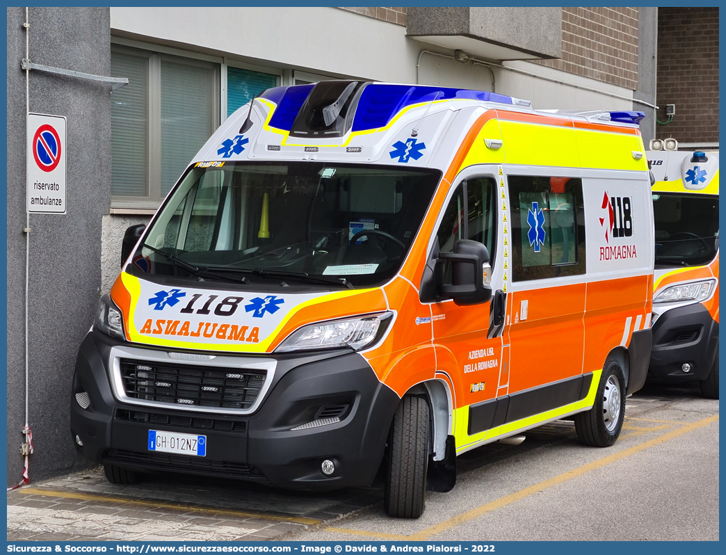 RMG 09
118 Romagna Soccorso
Peugeot Boxer III serie restyling
Allestitore Safety Car S.r.l.
Parole chiave: 118;Romagna;Soccorso;Ambulanza;Autoambulanza;Peugeot;Boxer;Safety Car;Orion