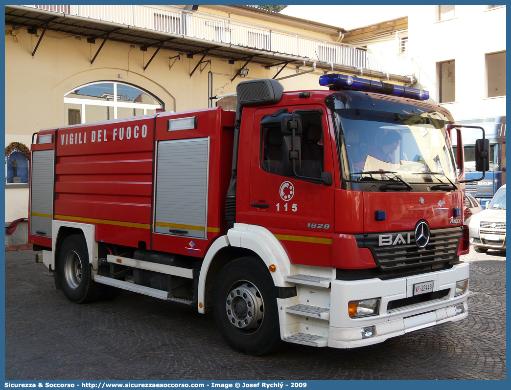 VF 22448
Corpo Nazionale Vigili del Fuoco
Mercedes Benz Atego 1828 I serie restyling
Allestitore BAI S.r.l.
Parole chiave: Corpo;Nazionale;Vigili del Fuoco;Vigili;Fuoco;ABP;A.B.P.;AutoBottePompa;AutoBotte;Mercedes Benz;Atego;1828;BAI;B.A.I.;22448