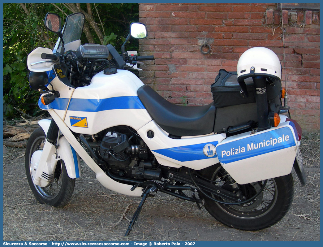 -
Polizia Municipale
Comune di Mirandola
Moto Guzzi NTX750
Parole chiave: Polizia;Locale;Municipale;Mirandola;Moto Guzzi;NTX750;NTX 750