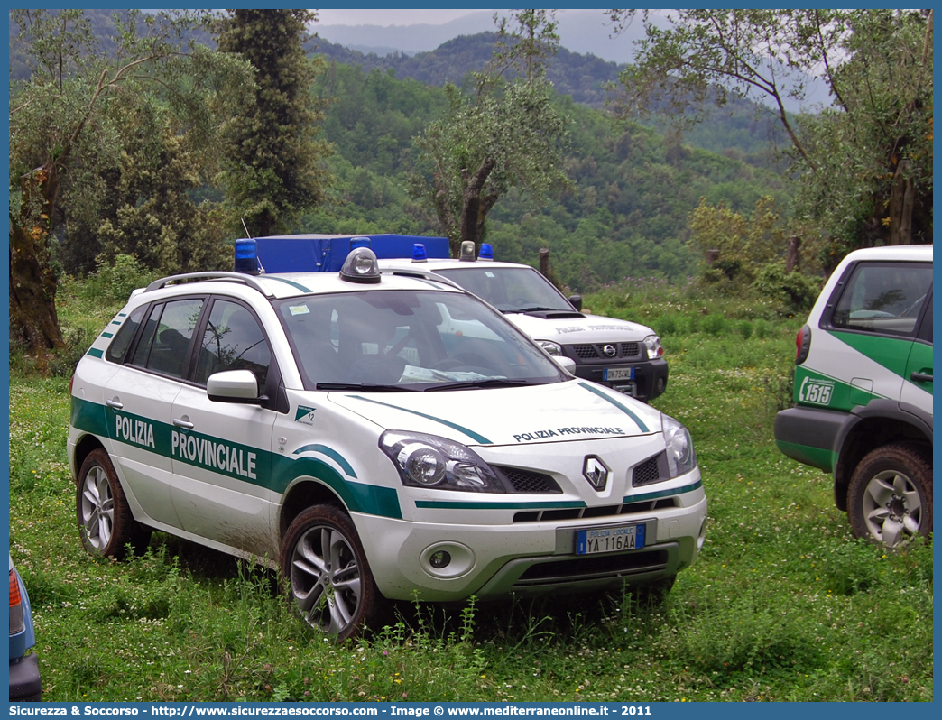 Polizia Locale YA116AA
Polizia Provinciale
Provincia di Reggio Calabria
Renault Koleos I serie
Parole chiave: Polizia;Locale;Provinciale;Reggio Calabria;Renault;Koleos;YA116AA;YA 116AA