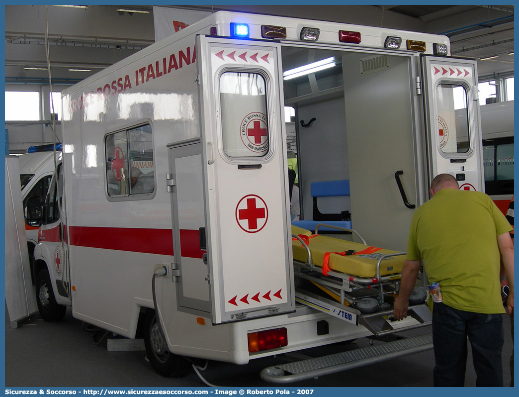 -
Croce Rossa Italiana
San Marcello Pistoiese
Fiat Ducato III serie
Allestitore MAF S.n.c.
Parole chiave: Croce;Rossa;Italiana;CRI;C.R.I.;Ambulanza;Fiat;Ducato;X250;San Marcello Pistoiese;MAF;M.A.F.;Mariani Alfredo e Figli