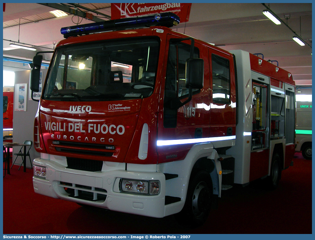 -
Corpo Nazionale Vigili del Fuoco
Iveco EuroCargo 120E24 II serie
Allestitore Kofler Fahrzeugbau S.n.c.
Parole chiave: VVF;V.V.F.;Corpo;Nazionale;Vigili;del;Fuoco;APS;A.P.S.;AutoPompaSerbatoio;AutoPompa;Iveco;EuroCargo;120E24;Kofler;Fahrzeugbau