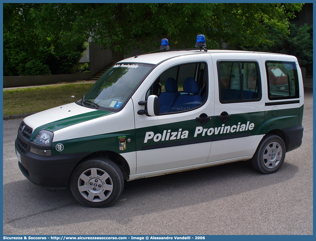 -
Polizia Provinciale
Provincia di Ferrara
Fiat Doblò I serie
Parole chiave: Polizia;Locale;Provinciale;Ferrara;Fiat;Doblo;Doblò