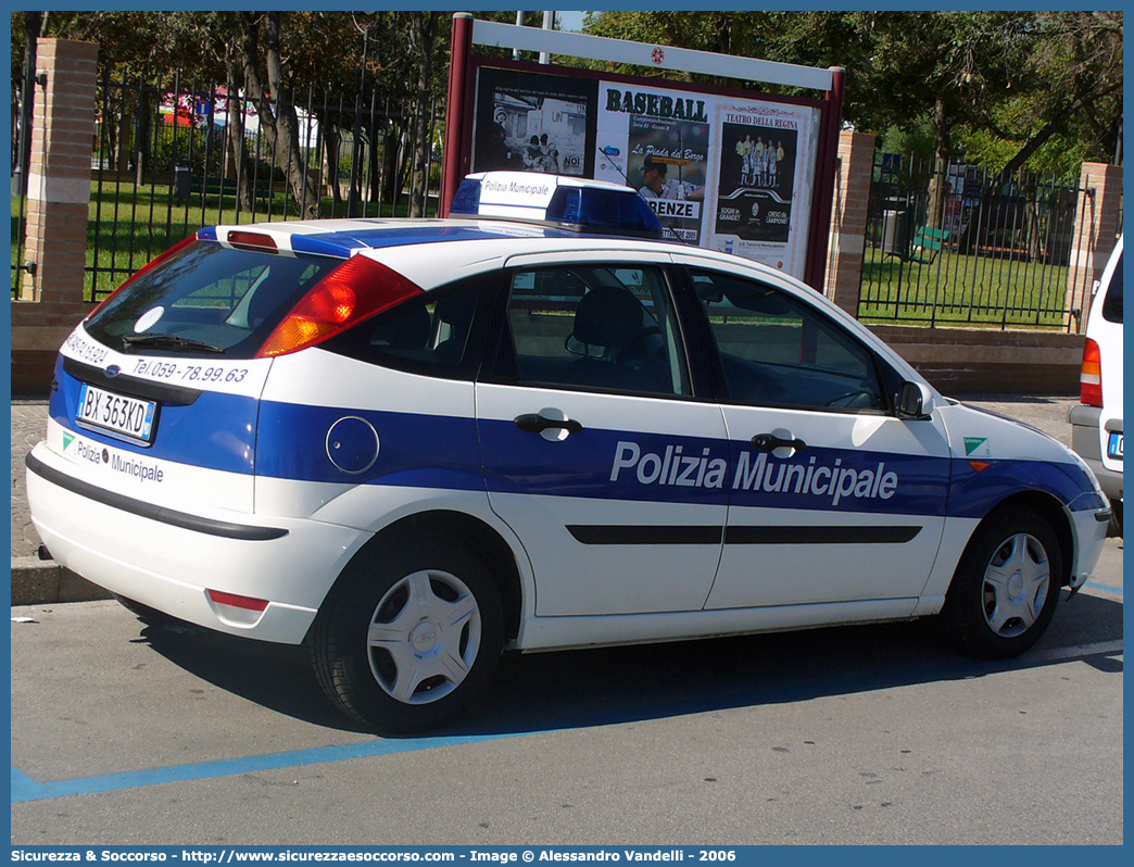 -
Polizia Municipale
Comune di Spilamberto
Ford Focus I serie
Parole chiave: Polizia;Locale;Municipale;Spilamberto;Ford;Focus