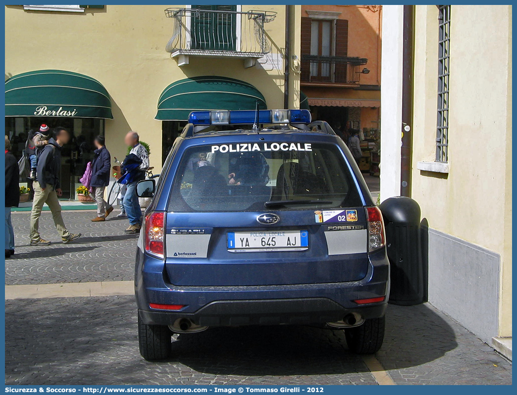 Polizia Locale YA645AJ
Polizia Locale
Comune di Lazise
Subaru Forester V serie
Allestitore Bertazzoni S.r.l.
Parole chiave: Polizia;Locale;Municipale;Lazise;Subaru;Forester;Bertazzoni;YA645AJ;YA 645 AJ