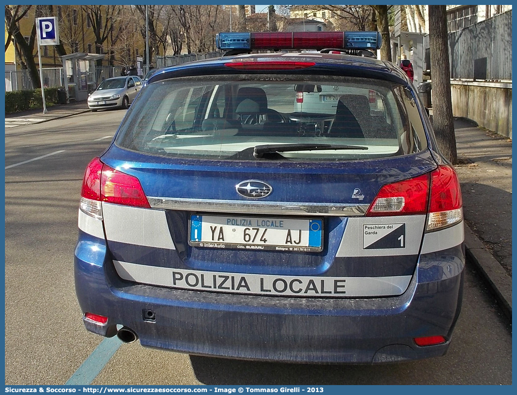 Polizia Locale YA674AJ
Polizia Locale
Comune di Peschiera del Garda
Subaru Legacy Station Wagon
V serie
Allestitore Focaccia Group S.r.l.
Parole chiave: Polizia;Locale;Municipale;Peschiera del Garda;Subaru;Legacy;SW;S.W.;Station;Wagon;Focaccia;YA674AJ;YA 674 AJ