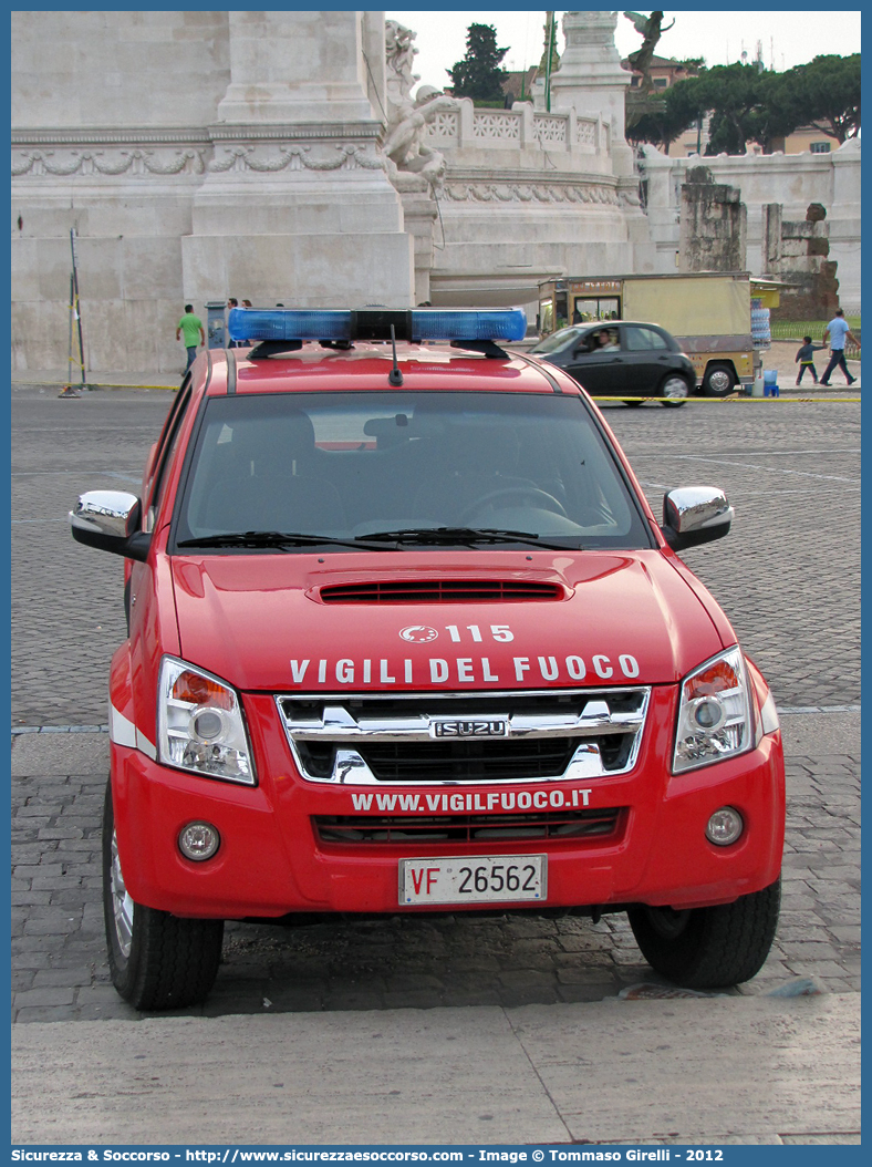 VF 26562
Corpo Nazionale Vigili del Fuoco
Isuzu D-Max I serie II restyling
Parole chiave: VVF;V.V.F.;Corpo;Nazionale;Vigili;del;Fuoco;Isuzu;Dmax;D-Max;D Max