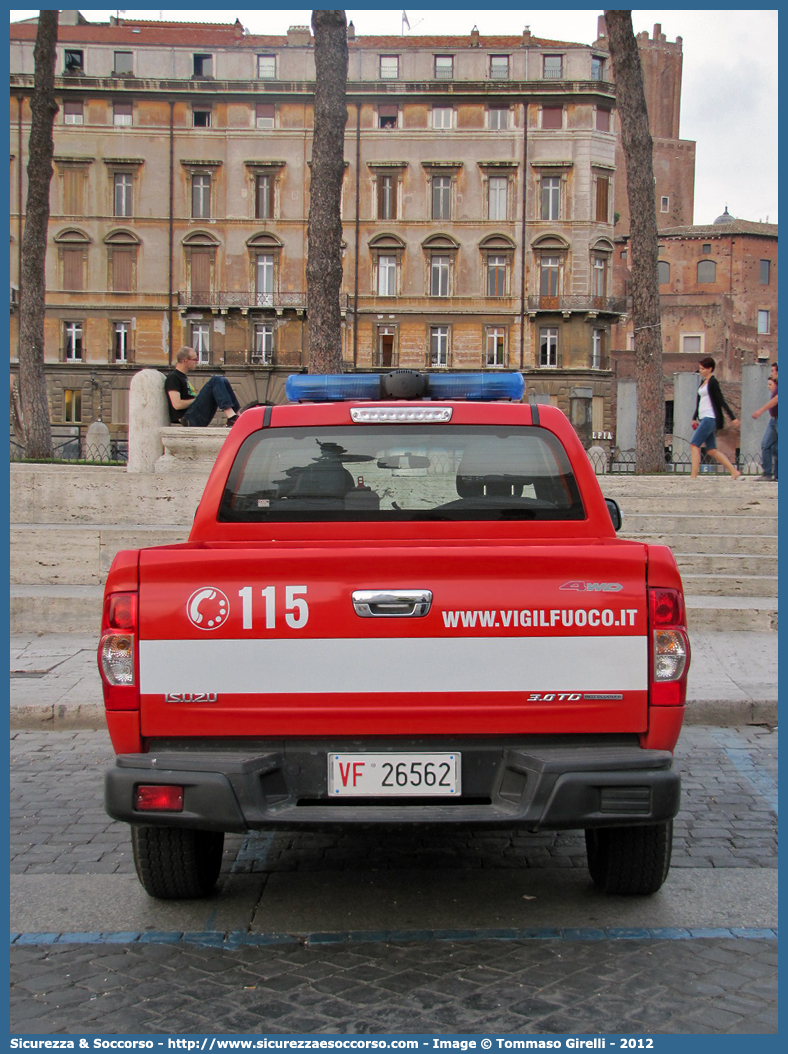 VF 26562
Corpo Nazionale Vigili del Fuoco
Isuzu D-Max I serie II restyling
Parole chiave: VVF;V.V.F.;Corpo;Nazionale;Vigili;del;Fuoco;Isuzu;Dmax;D-Max;D Max