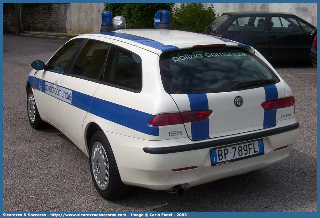 -
Polizia Comunale
Comune di Campoformido
Alfa Romeo 156 Sportwagon I serie
Parole chiave: Polizia;Locale;Comunale;Municipale;Campoformido;Alfa;Romeo;156;Sportwagon