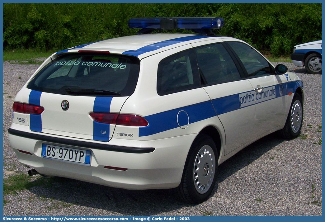 -
Polizia Comunale
Comune di Basiliano
Alfa Romeo 156 Sportwagon I serie
Parole chiave: Polizia;Locale;Comunale;Municipale;Basiliano;Alfa;Romeo;156;Sportwagon