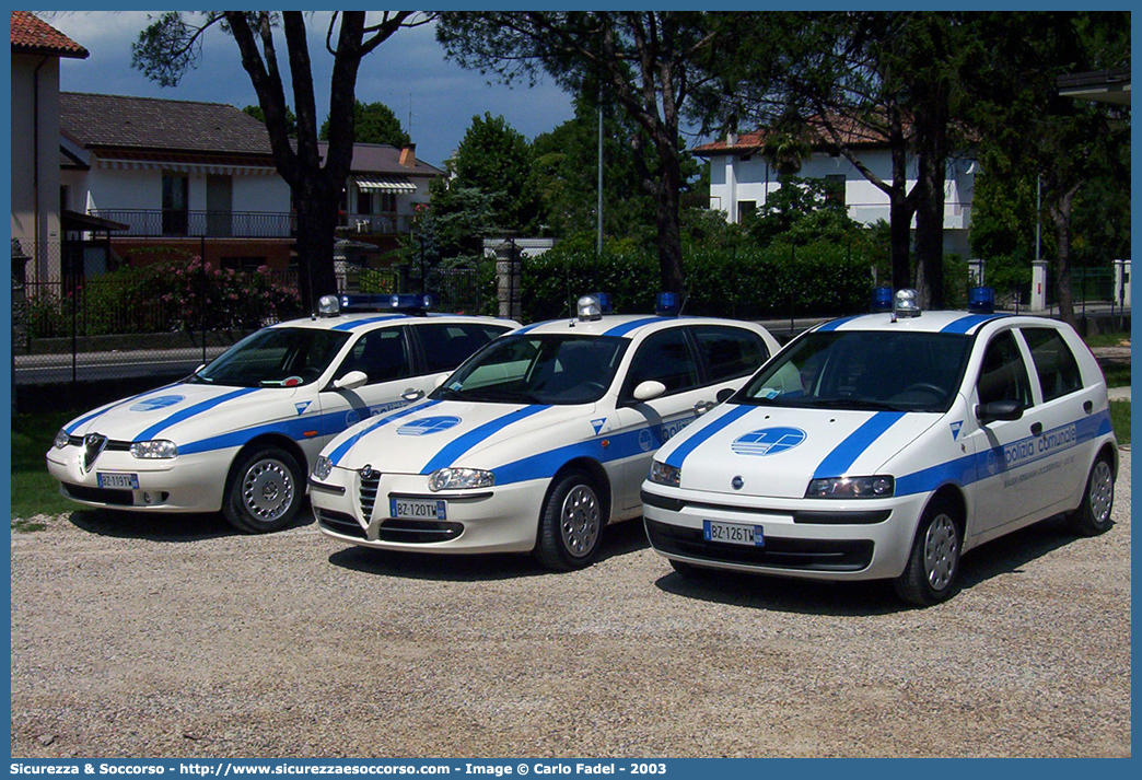 -
Polizia Comunale
Servizio Associato
Bassa Friulana Occidentale S.S.14
Parole chiave: Polizia;Locale;Comunale;Municipale;Servizio;Associato;Bassa;Friulana;Occidentale;Alfa;Romeo;147