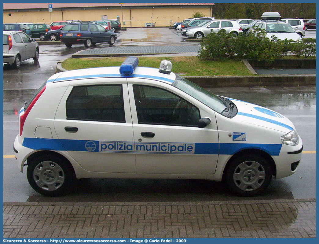 -
Polizia Comunale
Comune di Zoppola
Fiat Punto III serie
Parole chiave: Polizia;Locale;Comunale;Municipale;Zoppola;Fiat;Punto