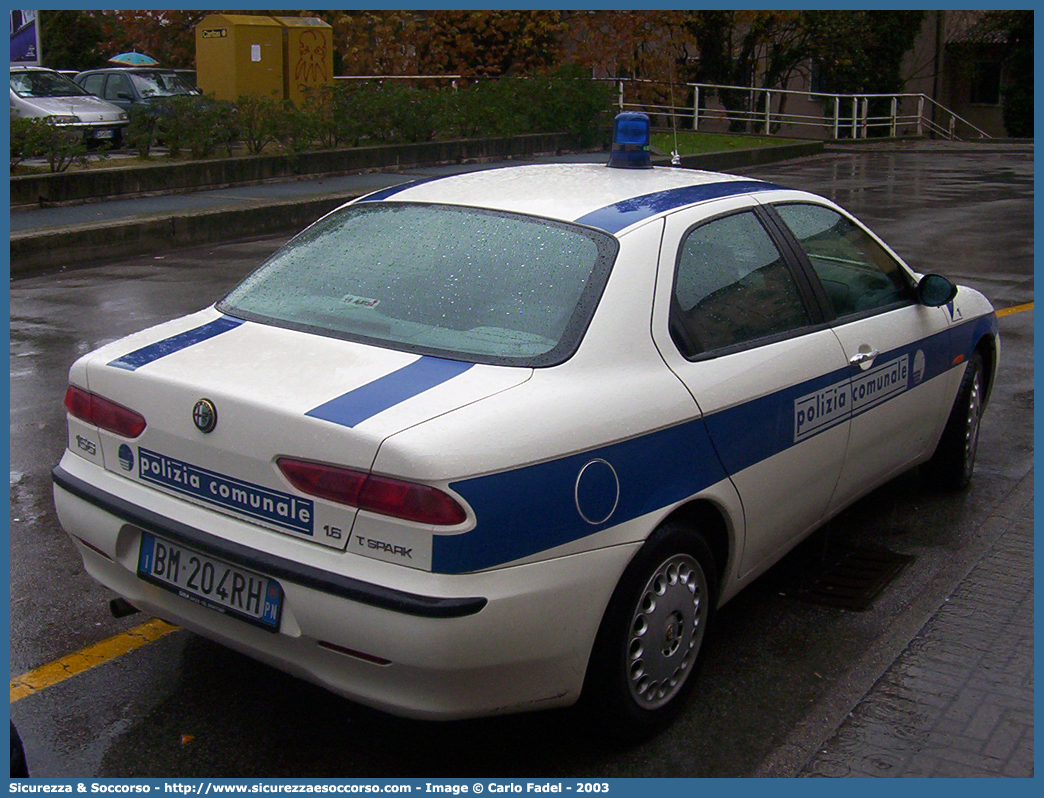 -
Polizia Comunale
Comune di Sacile
Alfa Romeo 156 I serie
Parole chiave: Polizia;Locale;Comunale;Municipale;Sacile;Alfa;Romeo;156