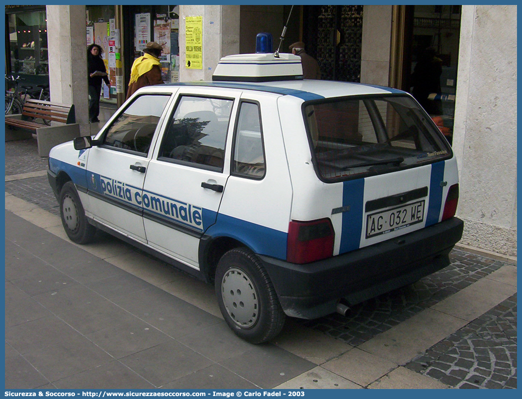 -
Polizia Locale
Comune di Pordenone
Fiat Uno II serie
Parole chiave: PL;P.L.;PM;P.M.;Polizia;Locale;Municipale;Pordenone;Fiat;Uno