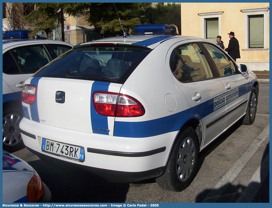 -
Polizia Locale
Comune di Pordenone
Seat Leon I serie
Parole chiave: PL;P.L.;PM;P.M.;Polizia;Locale;Municipale;Pordenone;Seat;Leon