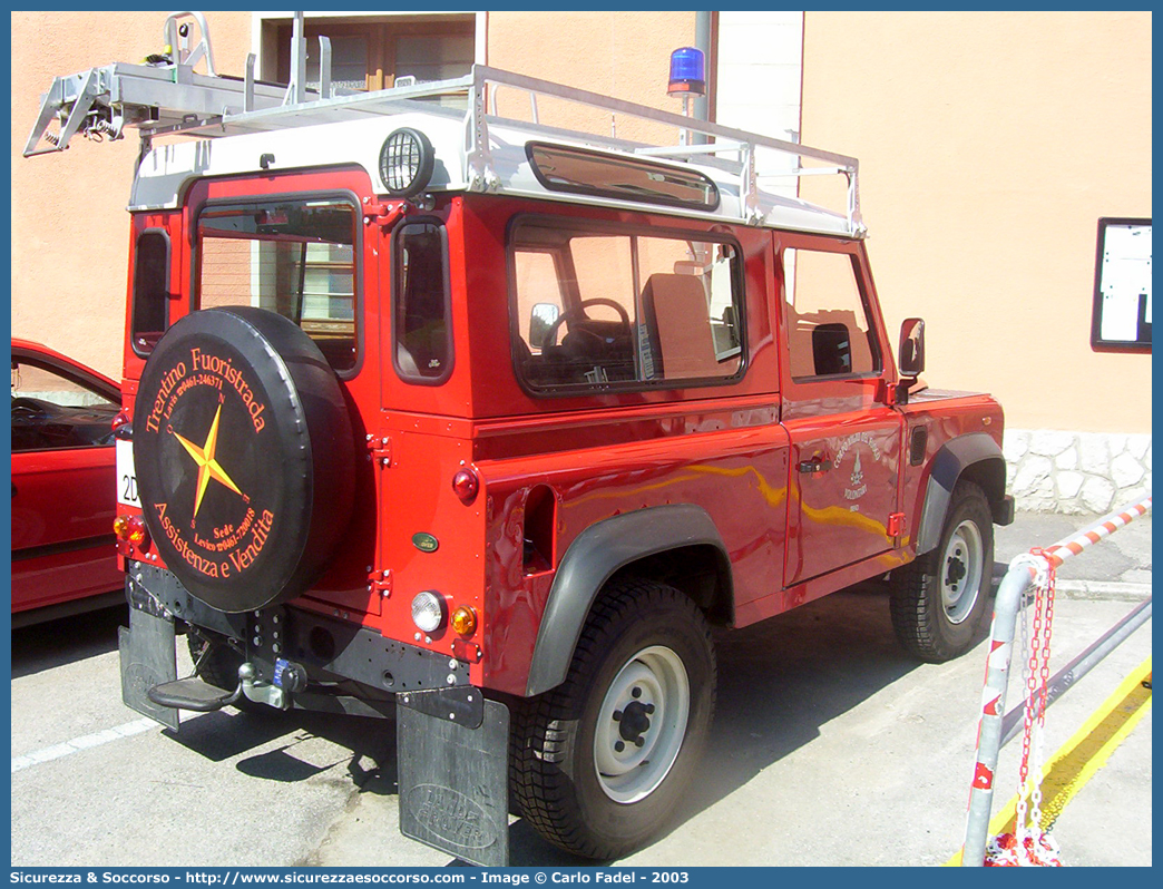 VF 2D1TN
Corpo Vigili del Fuoco Volontari Bieno
Land Rover Defender 90
Parole chiave: VF;V.F.;Vigili del Fuoco;Vigili;Fuoco;Corpo;Volontari;Bieno;Land Rover;Defender;90