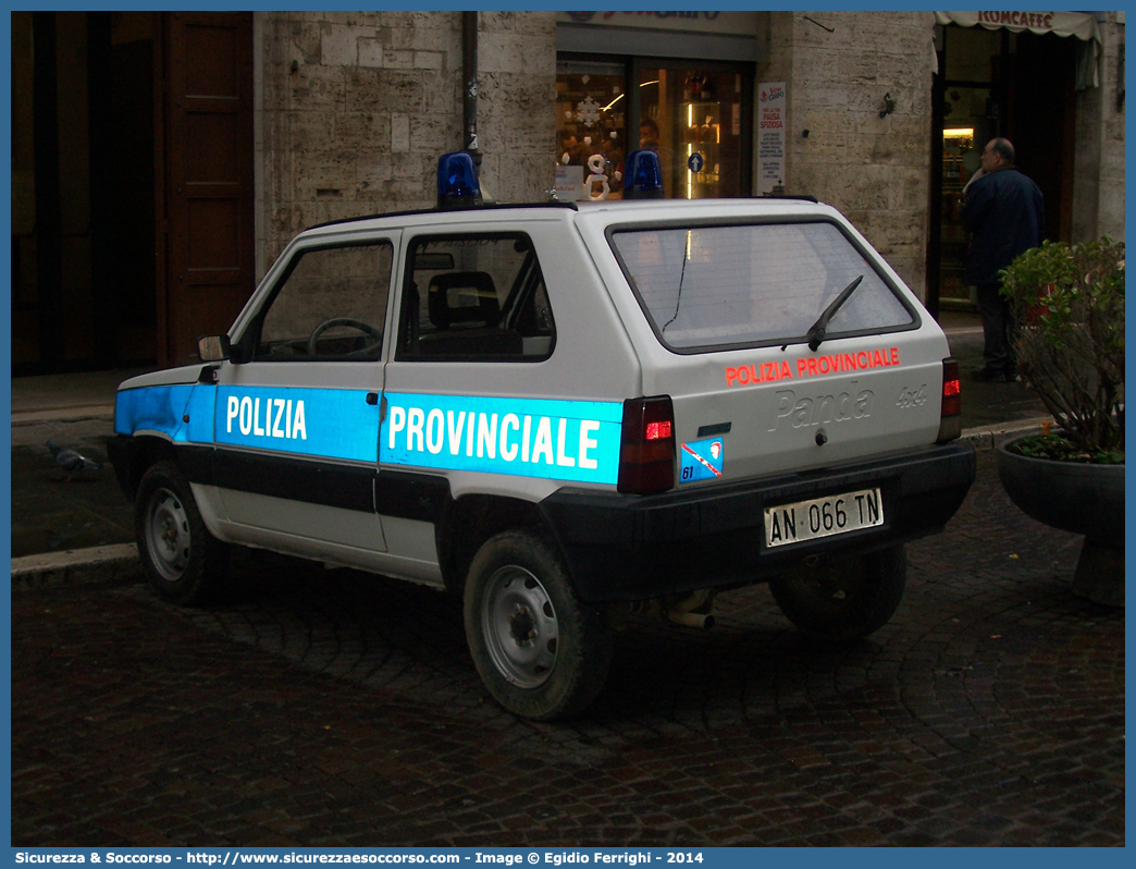 -
Polizia Provinciale
Provincia di Perugia
Fiat Panda 4x4 II serie
Parole chiave: Polizia;Locale;Provinciale;Perugia;Fiat;Panda;4x4;4 x 4