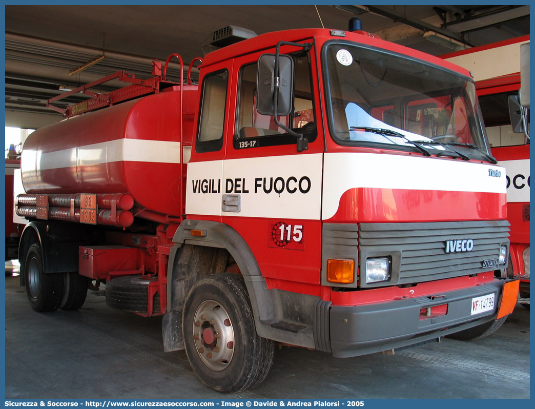 VF 14799
Corpo Nazionale Vigili del Fuoco
Iveco 135-17
Allestitore Calabrese S.p.A.
Parole chiave: VF;V.F.;VVF;V.V.F.;Corpo;Nazionale;Vigili del Fuoco;Iveco;135-17