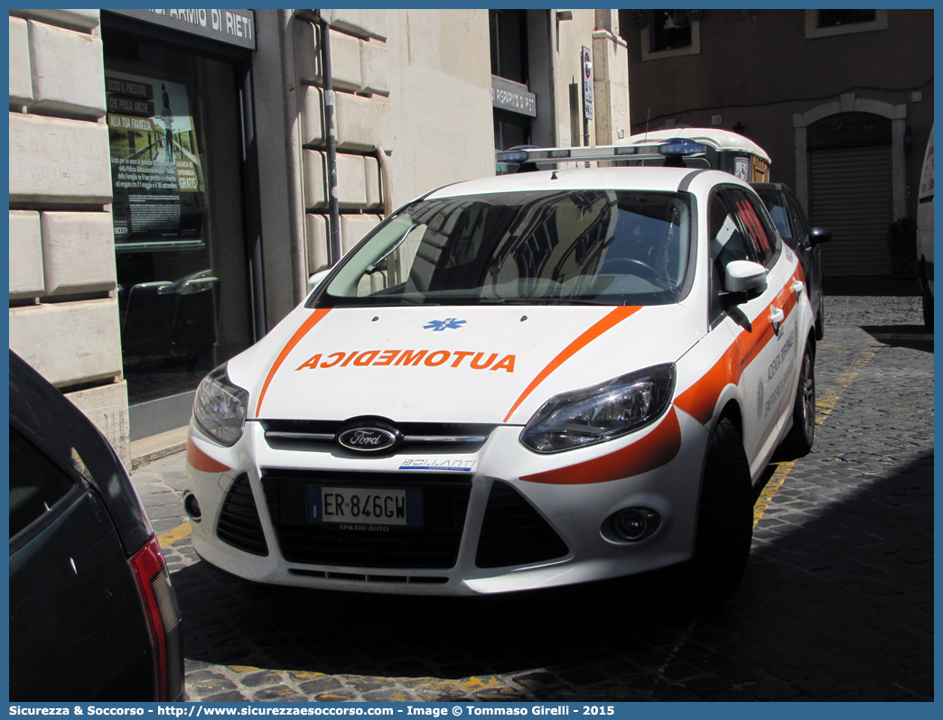 -
118 A.R.E.S.
Ford Focus Style Wagon IV serie
Allestitore Bollanti S.r.l.
Parole chiave: 118;A.R.E.S.;ARES;Azienda;Regionale;Emergenza;Sanitaria;Lazio;Soccorso;Roma;Automedica;Ford;Focus;Style;Wagon;Bollanti