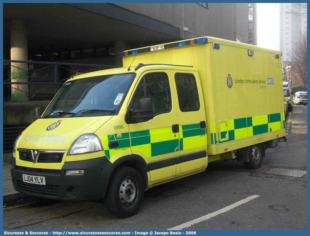 6996
United Kingdom of Great Britain and Northern Ireland
London Ambulance Service
Vauxhall Movano I generation
Parole chiave: United;Kingdom;Great;Britain;Northern;Ireland;London;Ambulance;Service;Vauxhall;Movano