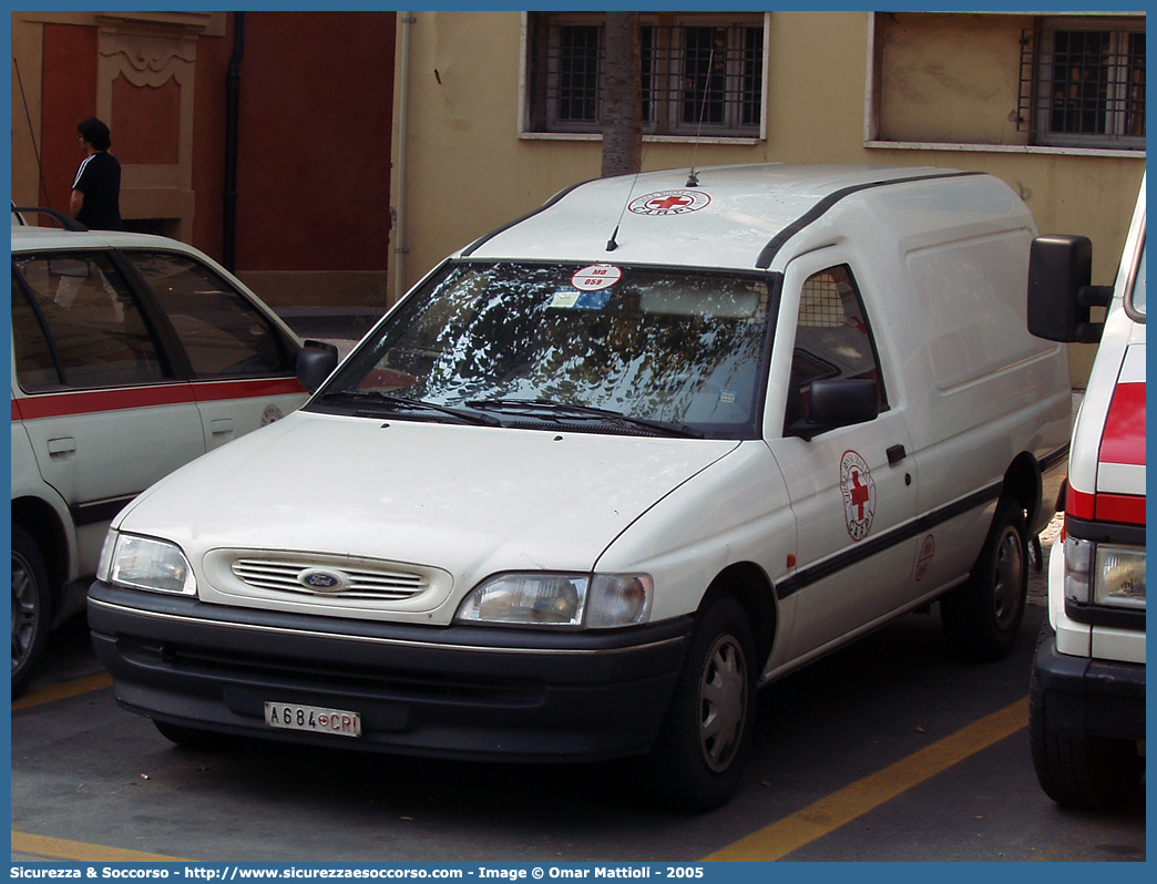 CRI A684
Croce Rossa Italiana
Carpi (MO)
Ford Courier II serie
Parole chiave: CRI;C.R.I.;Croce Rossa Italiana;Carpi;Ford;Courier;Van