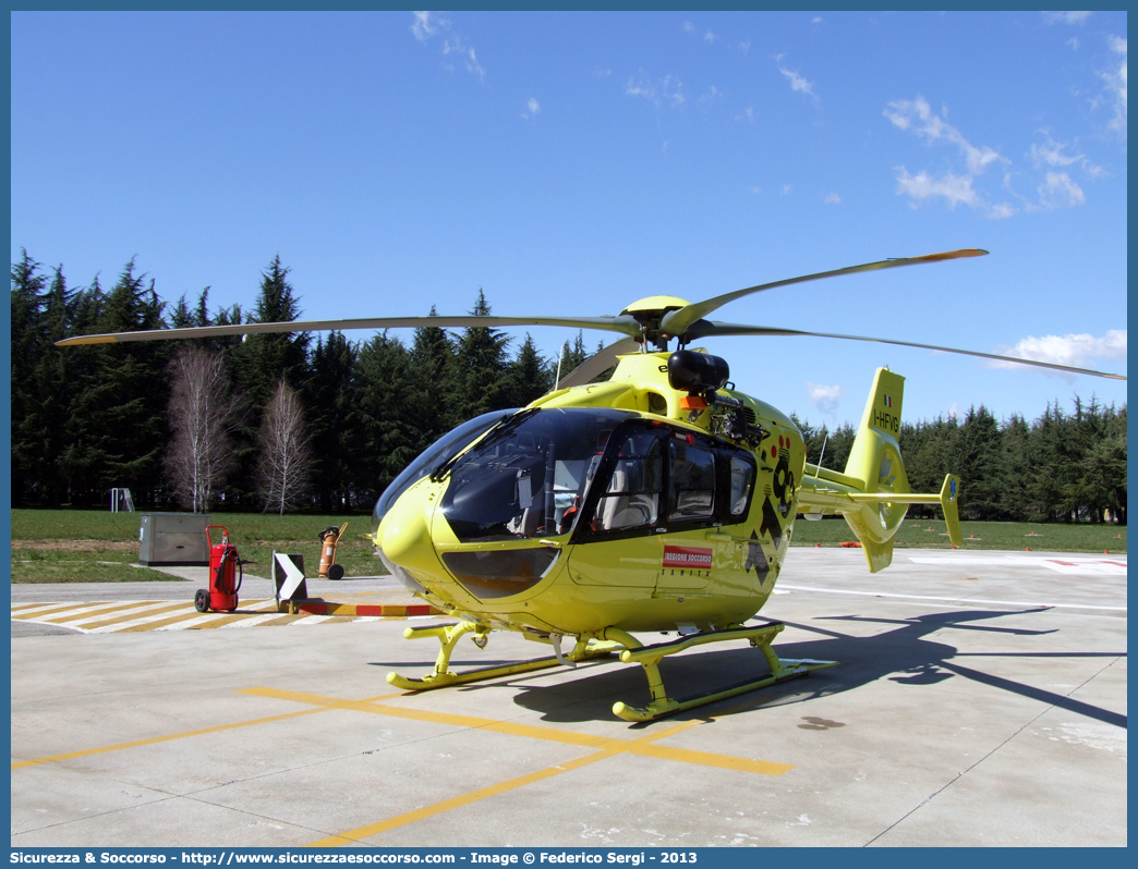 I-HFVG
118 Regione Friuli Venezia Giulia
Eurocopter EC135T2
Base di Udine
Parole chiave: 118;Friuli Venezia Giulia;Udine;Eurocopter;EC135;EC135T2;I-HFVG;Elicottero;Elisoccorso