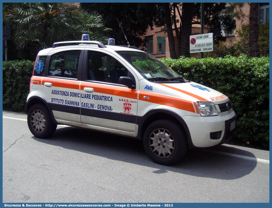 -
Istituto Giannina Gaslini
Fiat Nuova Panda 4x4 I serie
Allestitore AVS S.a.s.
Assistenza Domiciliare Pediatrica
Parole chiave: Istituto;Giannina;Gaslini;Fiat;Nuova;Panda;Assistenza;Domiciliare;Pediatrica;AVS;A.V.S.