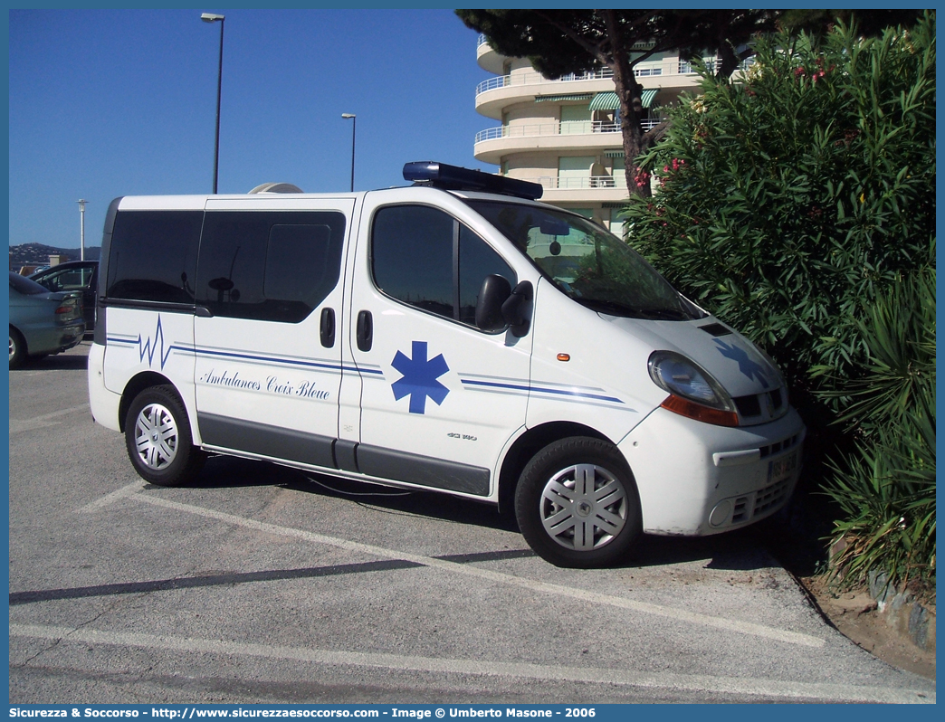 -
République Française
Ambulances Croix Bleue
Renault Trafic III generation
Parole chiave: Repubblica;Francese;République;Française;Ambulances;Croix;Bleue;Renault;Trafic