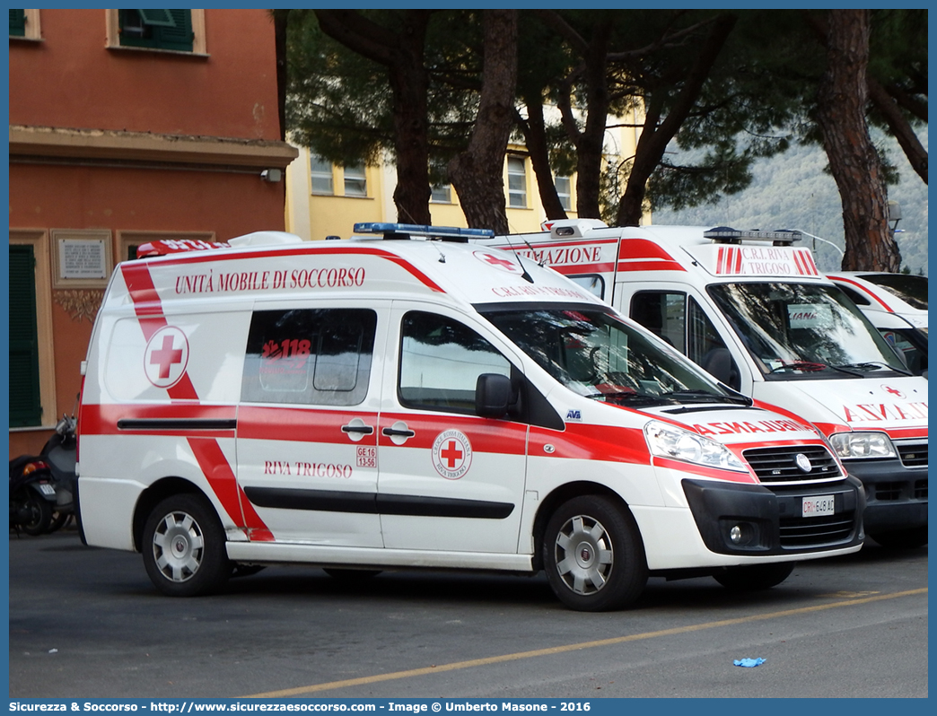 CRI 648AC
Croce Rossa Italiana
Riva Trigoso
Fiat Scudo IV serie
Allestitore AVS S.a.s. S.a.s.
Parole chiave: Croce;Rossa;Italiana;CRI;C.R.I.;Ambulanza;Fiat;Ducato;AVS;A.V.S.;Riva Trigoso