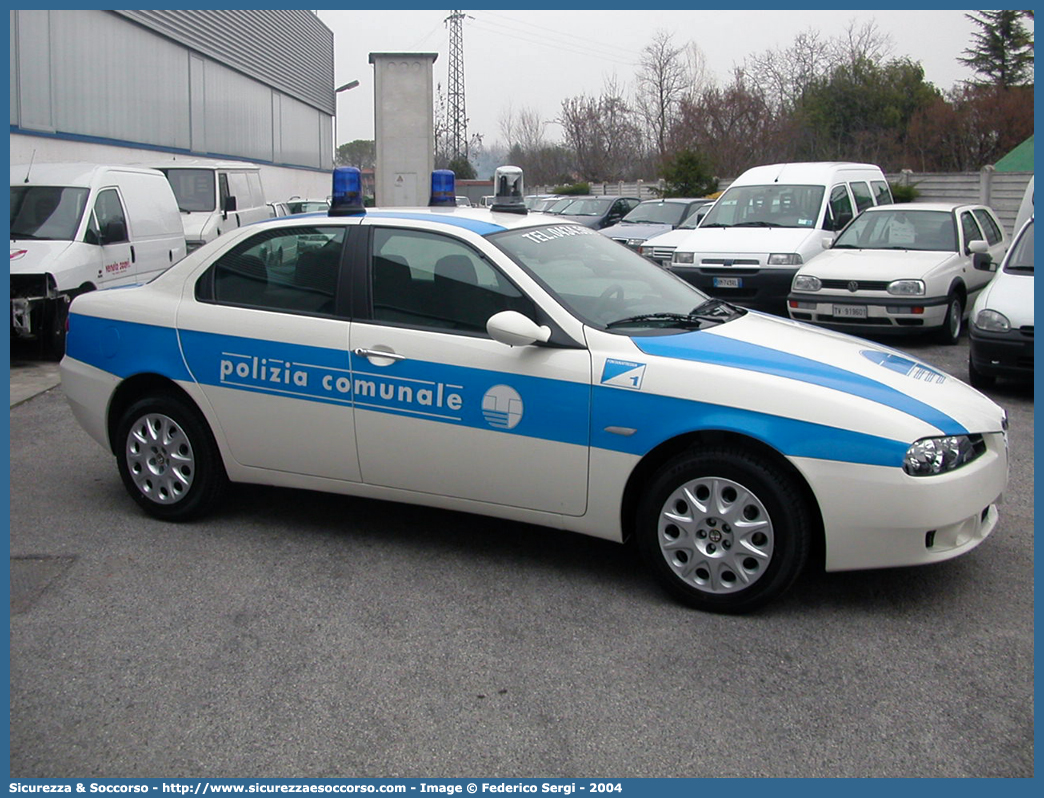 -
Polizia Comunale
Comune di Fontanafredda
Alfa Romeo 156 II serie
Parole chiave: Polizia;Locale;Comunale;Municipale;Comunale;Alfa;Romeo;156