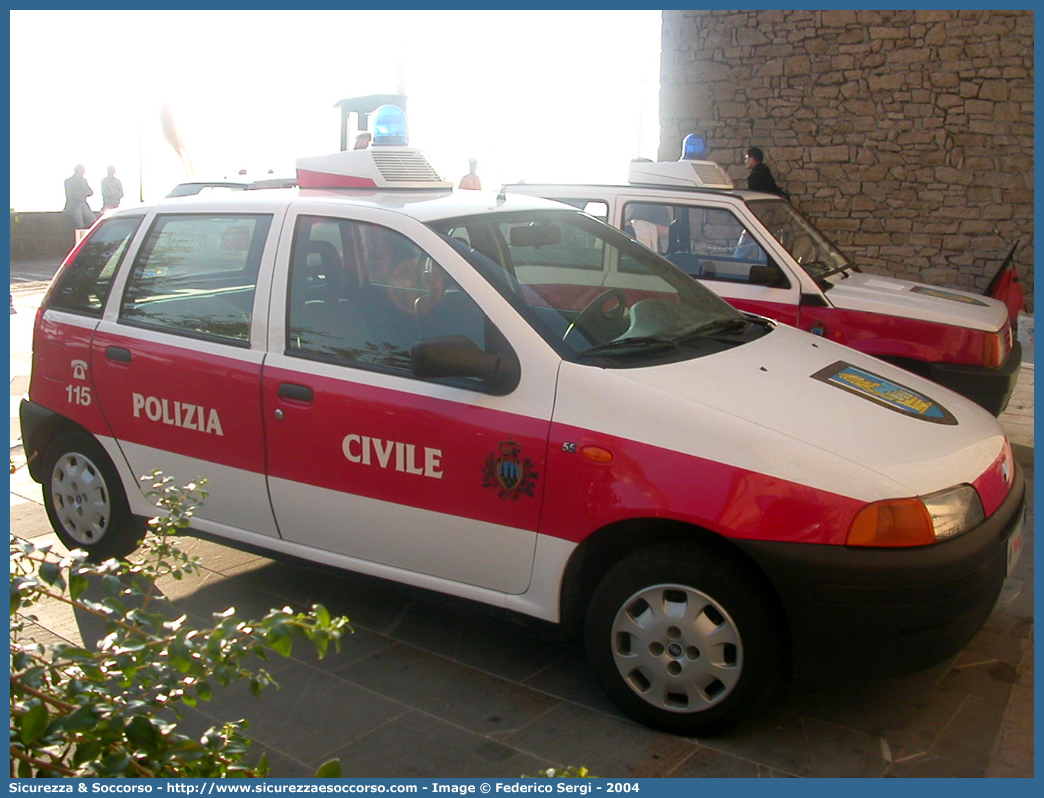 -
Repubblica di San Marino
Polizia Civile
Fiat Punto I serie
Parole chiave: Repubblica;San Marino;RSM;R.S.M.;Polizia Civile;Fiat;Punto