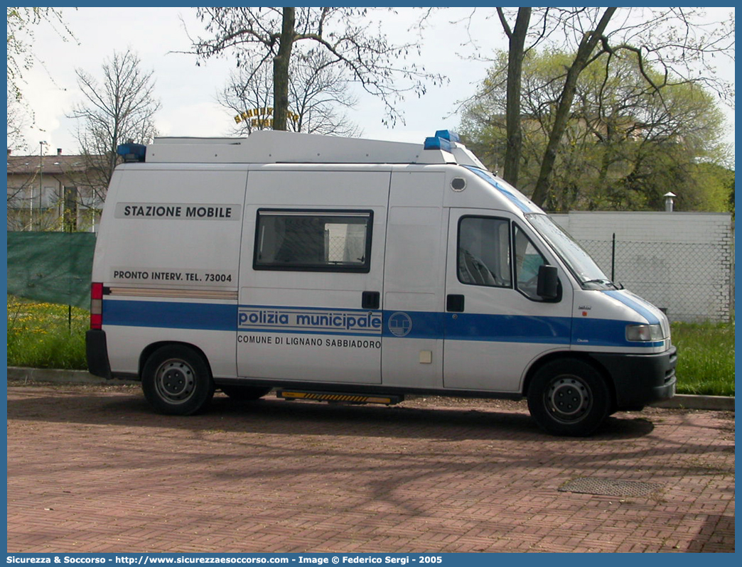 -
Polizia Municipale
Comune di Lignano Sabbiadoro
Fiat Ducato II serie
Allestitore Orlandi S.r.l.
Parole chiave: Polizia;Locale;Comunale;Municipale;Lignano;Sabbiadoro;Fiat;Ducato;Orlandi