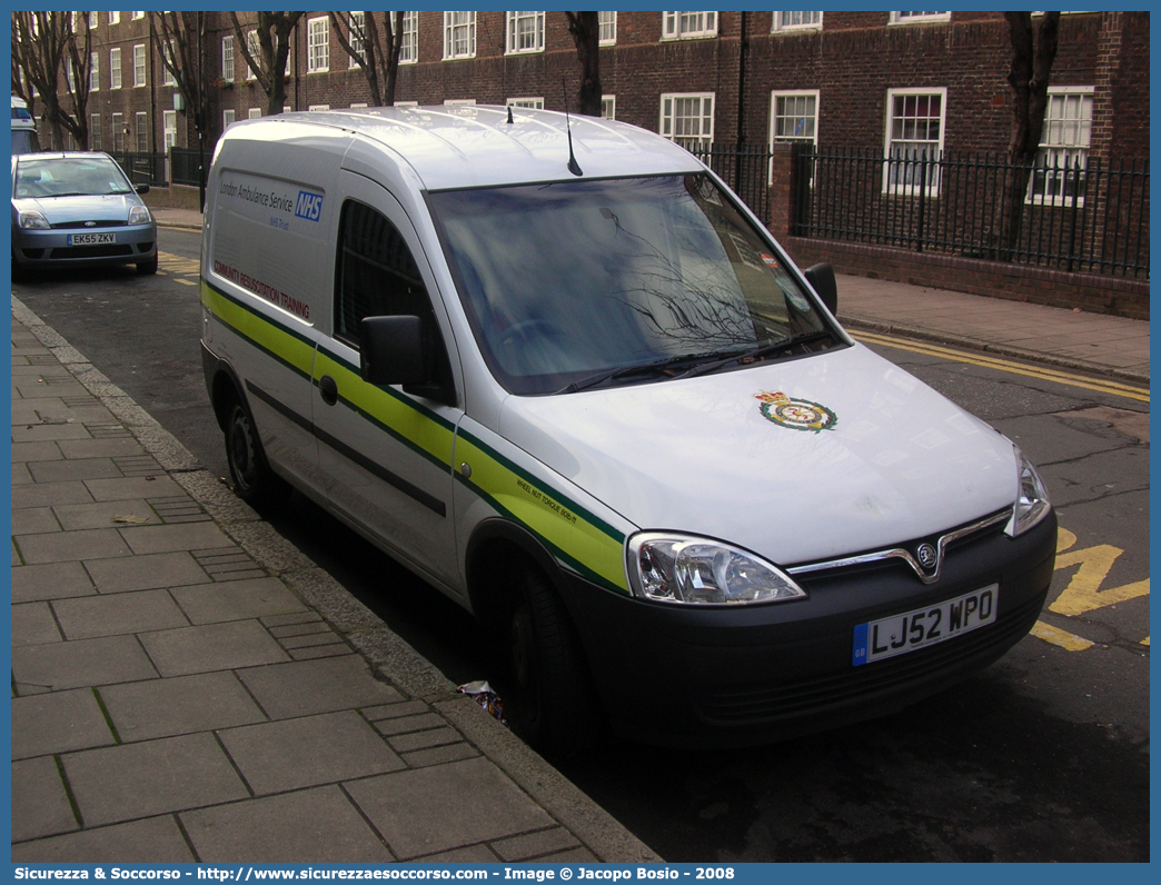 -
United Kingdom of Great Britain and Northern Ireland
London Ambulance Service
Vauxhall Combo II generation
Parole chiave: United;Kingdom;Great;Britain;Northern;Ireland;London;Ambulance;Service;Vauxhall;Combo