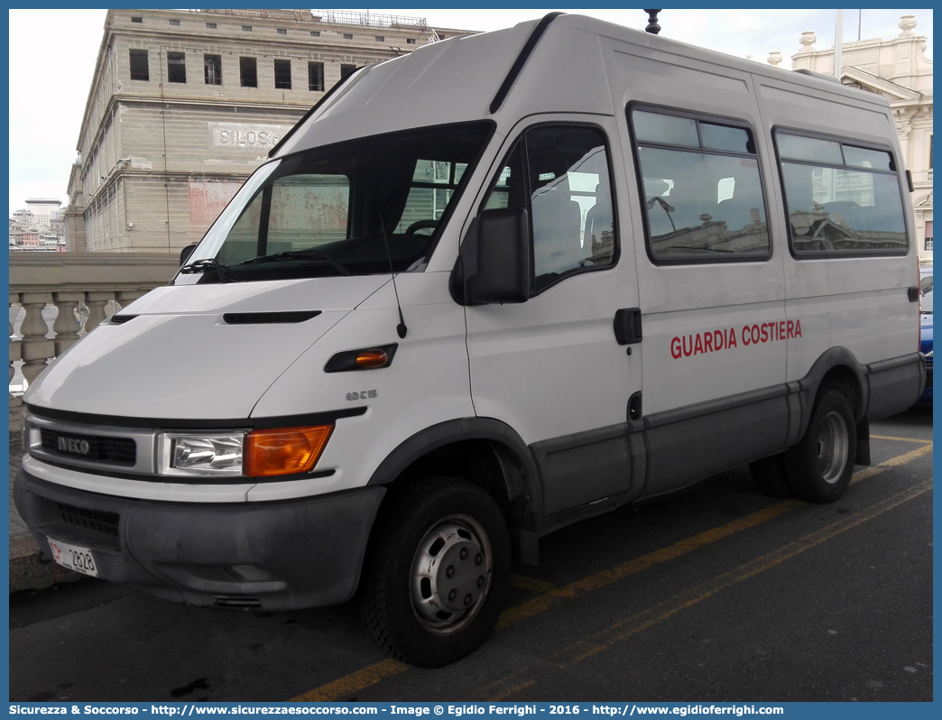 CP 2828
Guardia Costiera
Iveco Daily 40C15 III serie
Parole chiave: CP;C.P.;GC;G.C.;Guardia;Costiera;Capitaneria;Capitanerie;Porto;Guardia Costiera;Iveco;Daily;40C15;2828