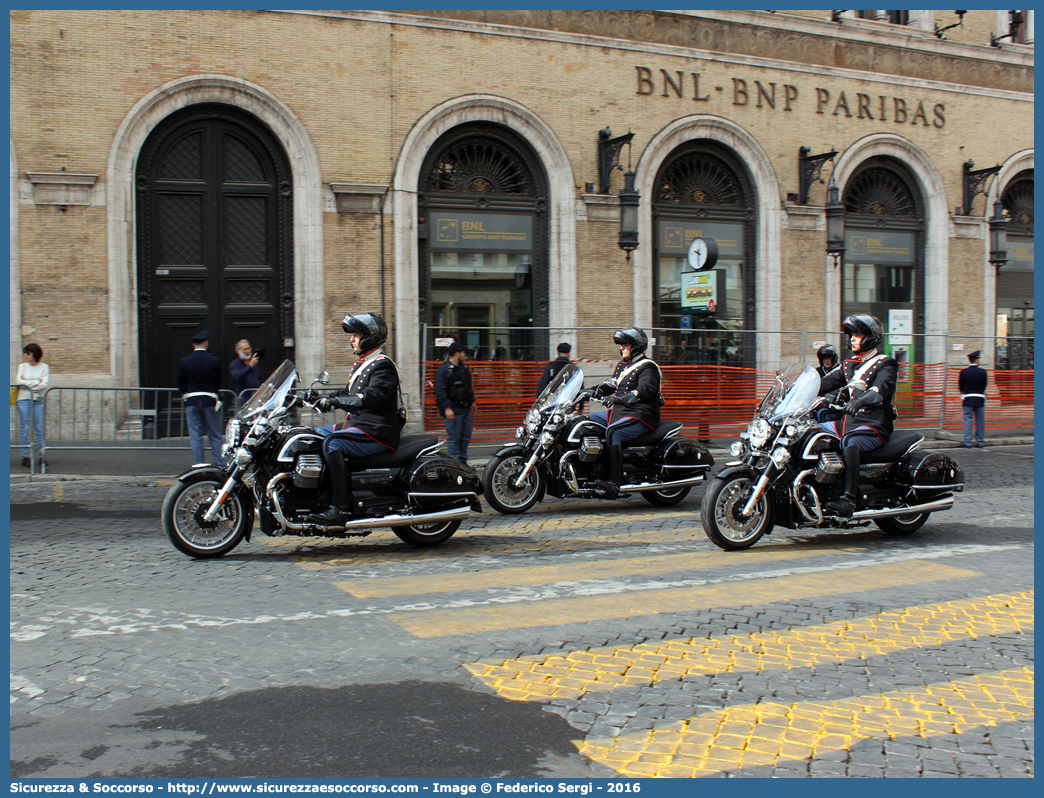 -
Arma dei Carabinieri
Reggimento Corazzieri
Moto Guzzi California 1400 Touring
Parole chiave: CC;C.C.;Arma;dei;Carabinieri;Reggimento;Corazzieri;Moto;Guzzi;California;1400;Touring