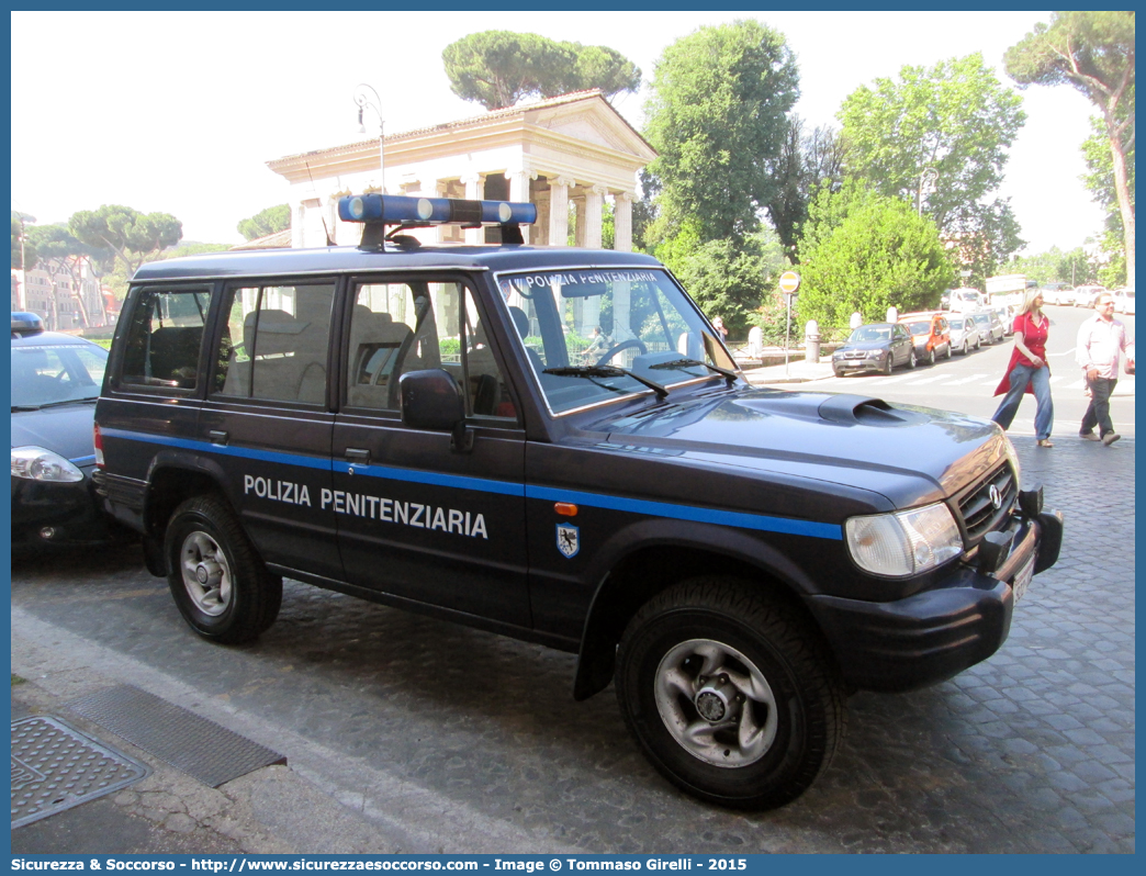 Polizia Penitenziaria 922AC
Polizia Penitenziaria
Nucleo Traduzioni e Piantonamenti
Hyundai Galloper
Parole chiave: PolPen;Pol.Pen.;AdiC;A.diC.;Agenti;di;Custodia;Polizia;Penitenziaria;Hyundai;Galloper;922AC