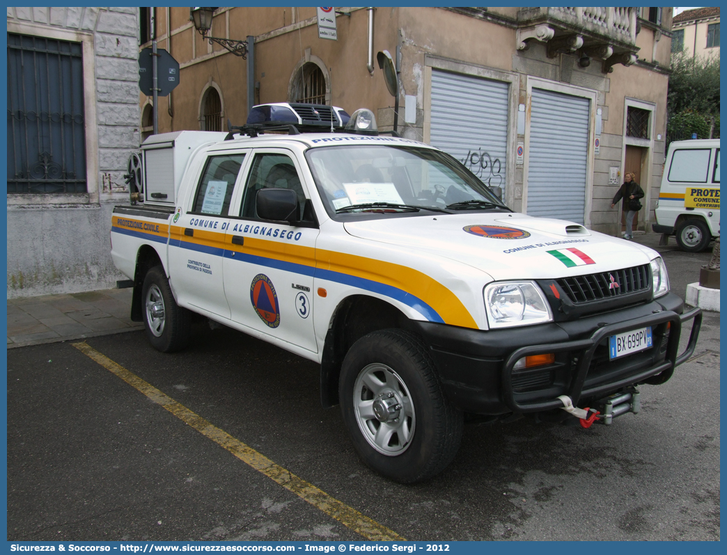 3
Protezione Civile
Comune di Albignasego
Mitsubishi L200 III serie
Parole chiave: PC;P.C.;Protezione;Civile;Albignasego;Mitsubishi;L200