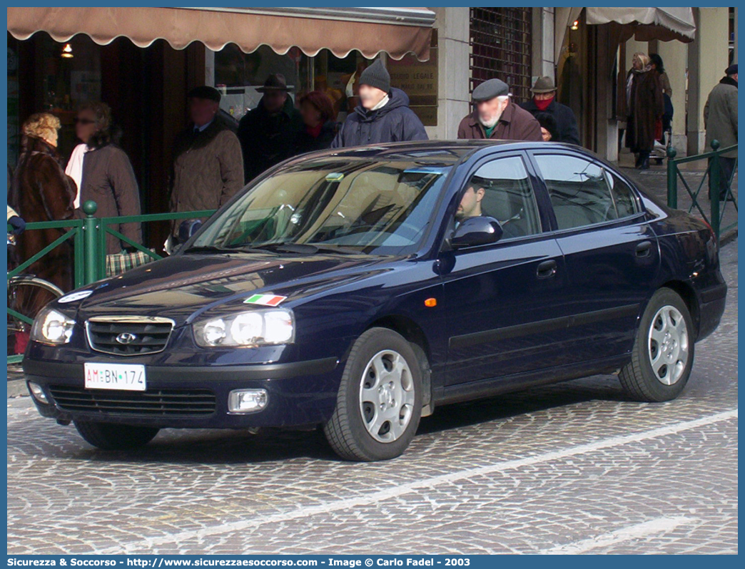 AM BN174
Aeronautica Militare Italiana
Hyundai Elantra
Parole chiave: AMI;A.M.I.;Aeronautica;Militare;Italiana;Hyundai;Elantra