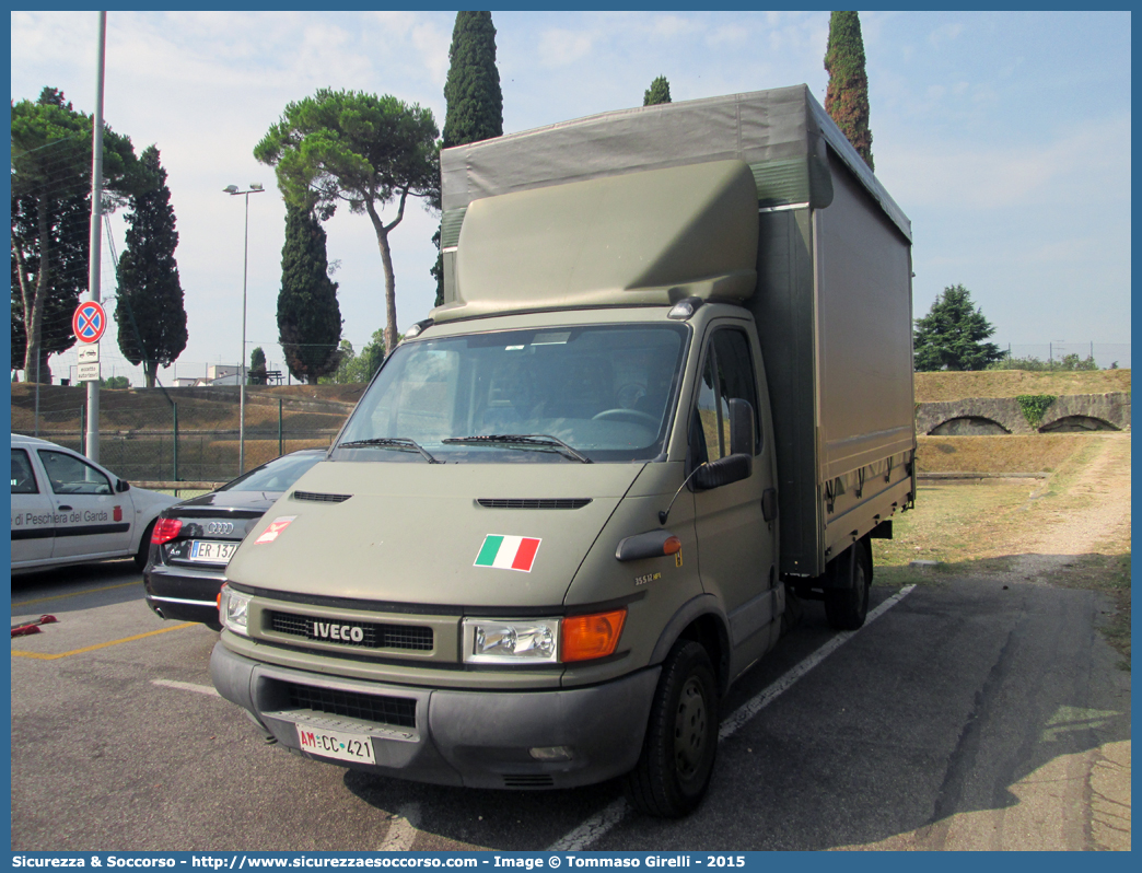 AM CC421
Aeronautica Militare Italiana
Iveco Daily 35S12 III serie
Parole chiave: AMI;A.M.I.;Aeronautica;Militare;Italiana;Iveco;Daily;35S12;CC421