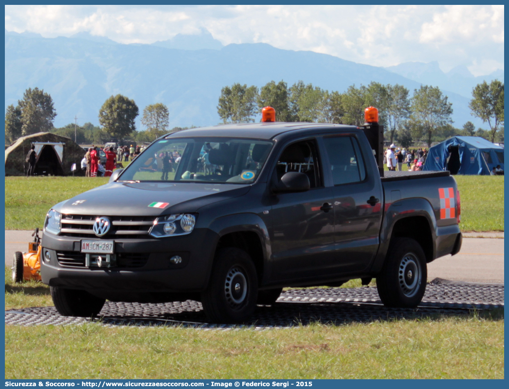 AM CM287
Aeronautica Militare Italiana
Volkswagen Amarok
Allestitore Aris S.p.A.
Parole chiave: AM;A.M.;AMI;A.M.I.;Aeronautica;Militare;Italiana;Volkswagen;Amarok;Aris;CM287