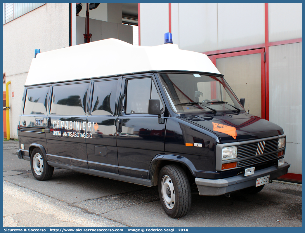 CC 474CM
Arma dei Carabinieri
Artificieri Antisabotaggio
Fiat Ducato I serie
Parole chiave: CC;C.C.;Arma;Carabinieri;Arma dei Carabinieri;Artificieri;Antisabotaggio;Fiat;Ducato;474CM