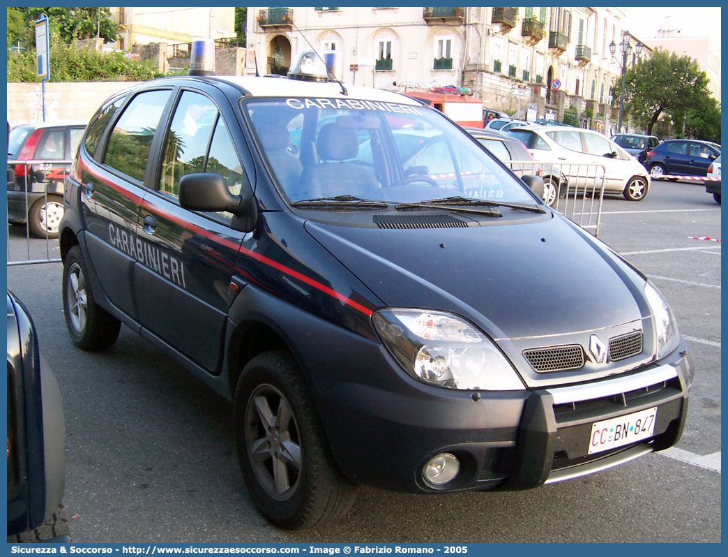 CC BN847
Arma dei Carabinieri
Renault Scenic RX4
Parole chiave: CC;Arma;Carabinieri;Renault;Scenic;RX4;BN847