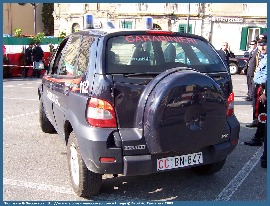 CC BN847
Arma dei Carabinieri
Renault Scenic RX4
Parole chiave: CC;Arma;Carabinieri;Renault;Scenic;RX4;BN847