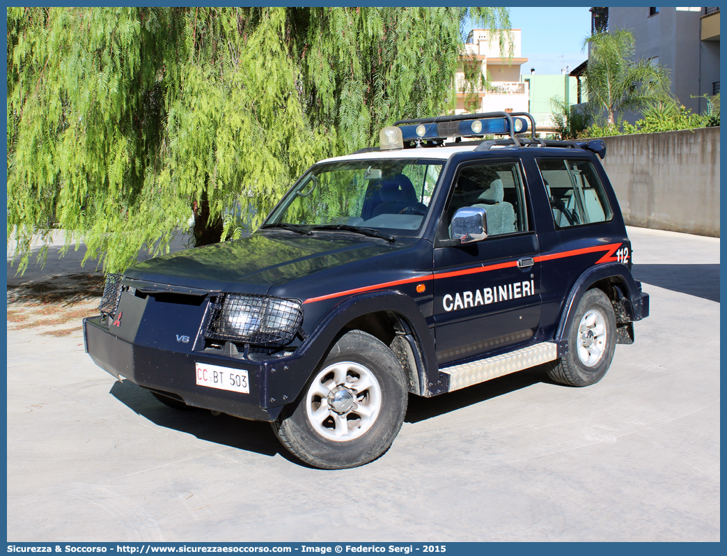 CC BT503
Arma dei Carabinieri
Mitsubishi Pajero V20 SWB Blindato
Allestitore Repetti S.r.l.
Parole chiave: CC;C.C.;Arma;dei;Carabinieri;Mitsubishi;Pajero;V20;SWB;Repetti