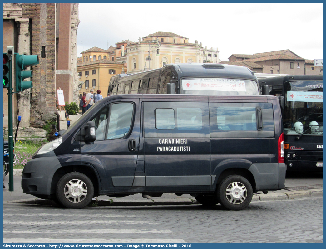 CC CS506
Arma dei Carabinieri
1° Reggimento Carabinieri "Tuscania"
Fiat Ducato III serie
Parole chiave: CC;C.C.;Arma;dei;Carabinieri;Reggimento;Paracadutisti;Tuscania;Fiat;Ducato;X250